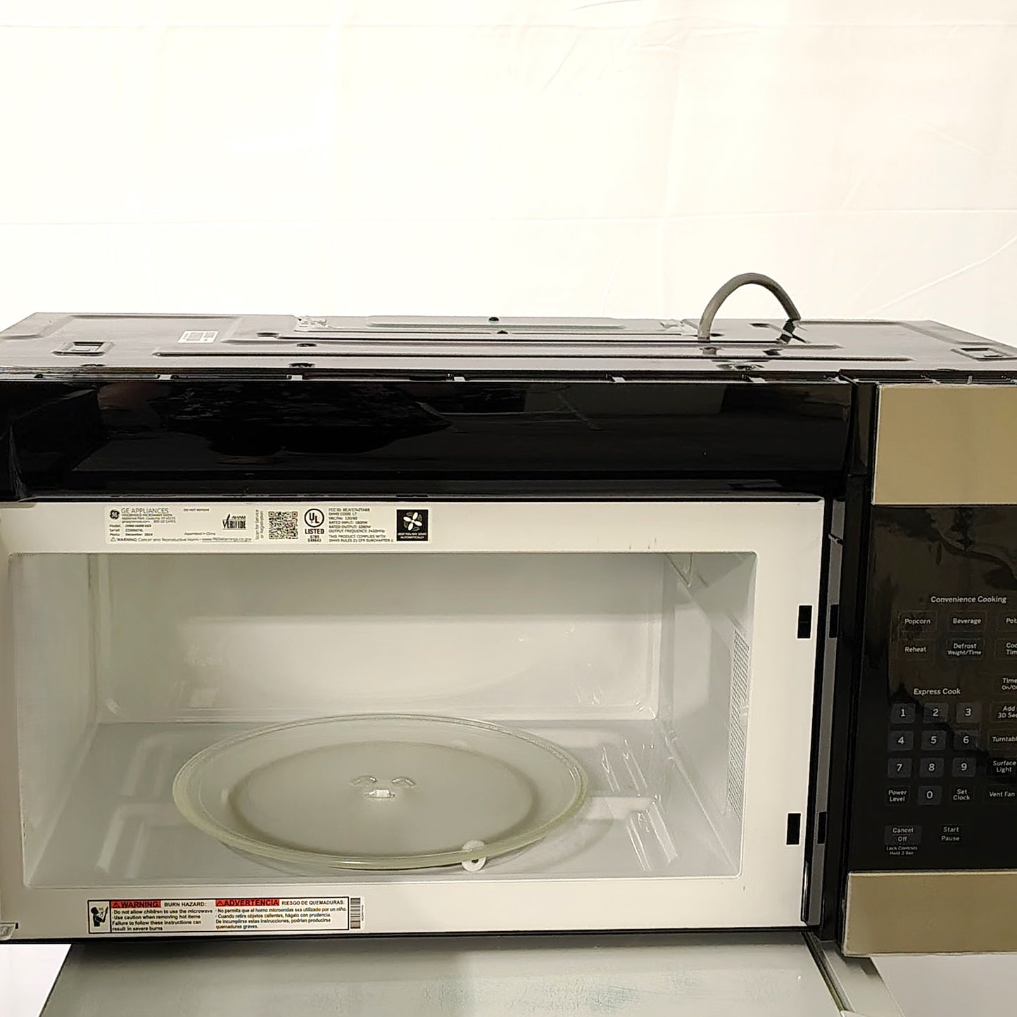 GE 1.6 Cu. Ft. Over-the-Range Microwave Oven Stainless Steel JVM3160RFSS