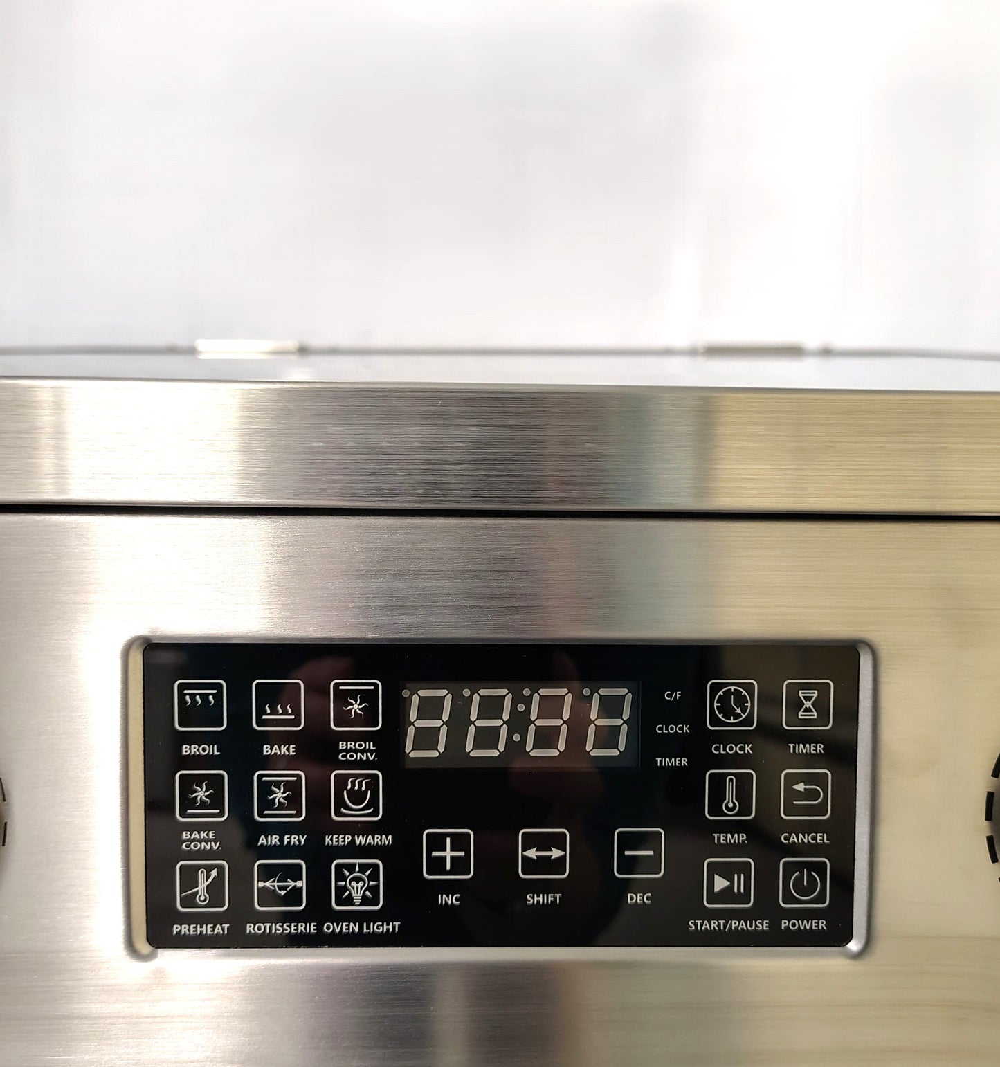 Lanbo 24 in. 4 Burner Elements Freestanding Electric Range in Stainless Steel with Air Fry, Rotisserie and True Convection LBERT24RCSAA