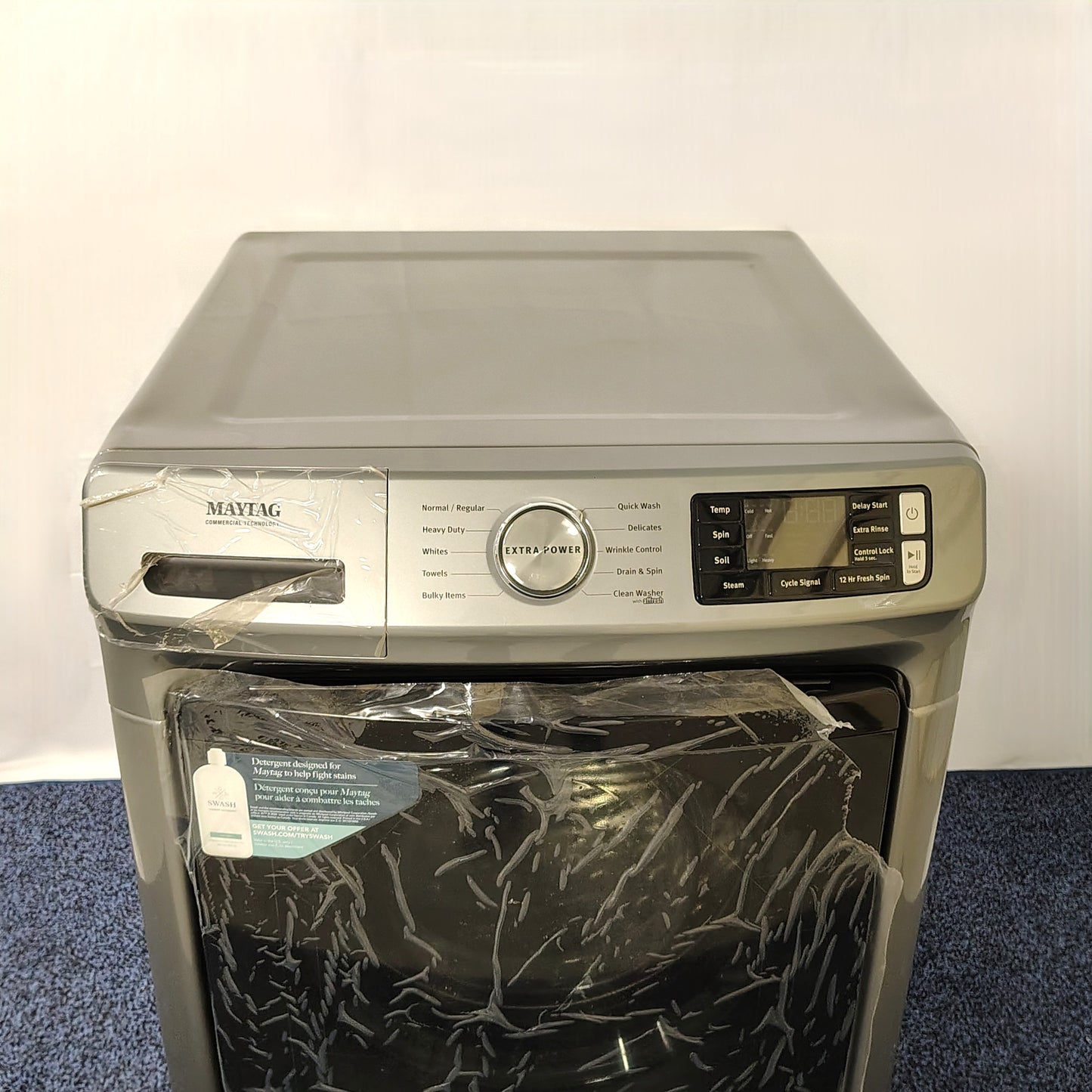 Maytag High Efficiency Stackable Steam Cycle Medium Front-Load Washer ( Metallic Slate ) ENERGY STAR MHW5630HC3