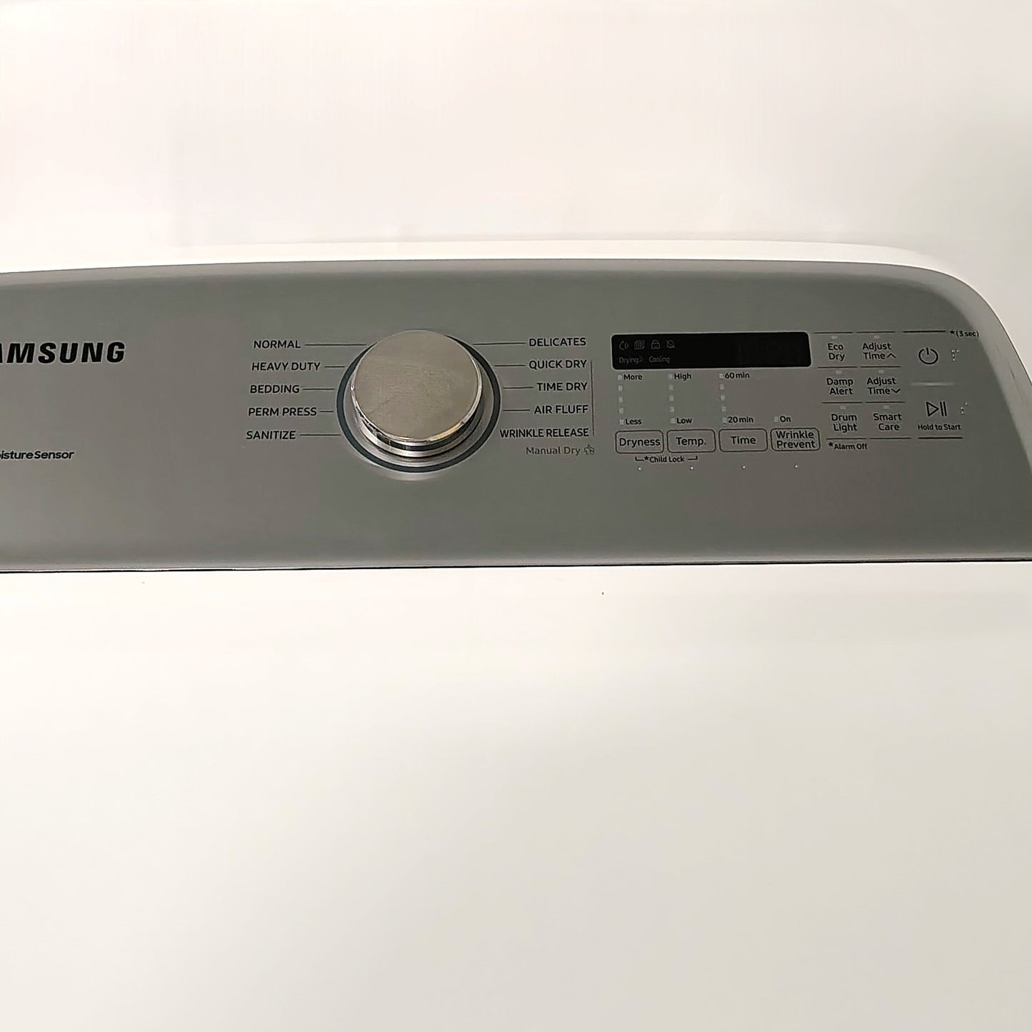 Samsung 7.4 cu. ft. Vented Electric Dryer with Sensor Dry in White DVE50R5200W