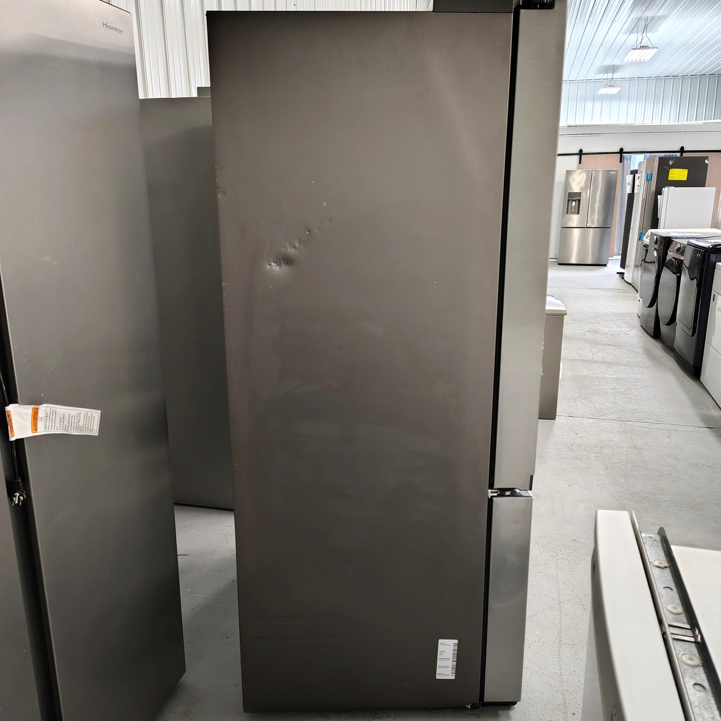 Samsung 27 cu. ft. Counter Depth 3-Door French Door Refrigerator with Dual Auto Ice Maker Fingerprint Resistant Stainless Look RF27CG5010S9AA