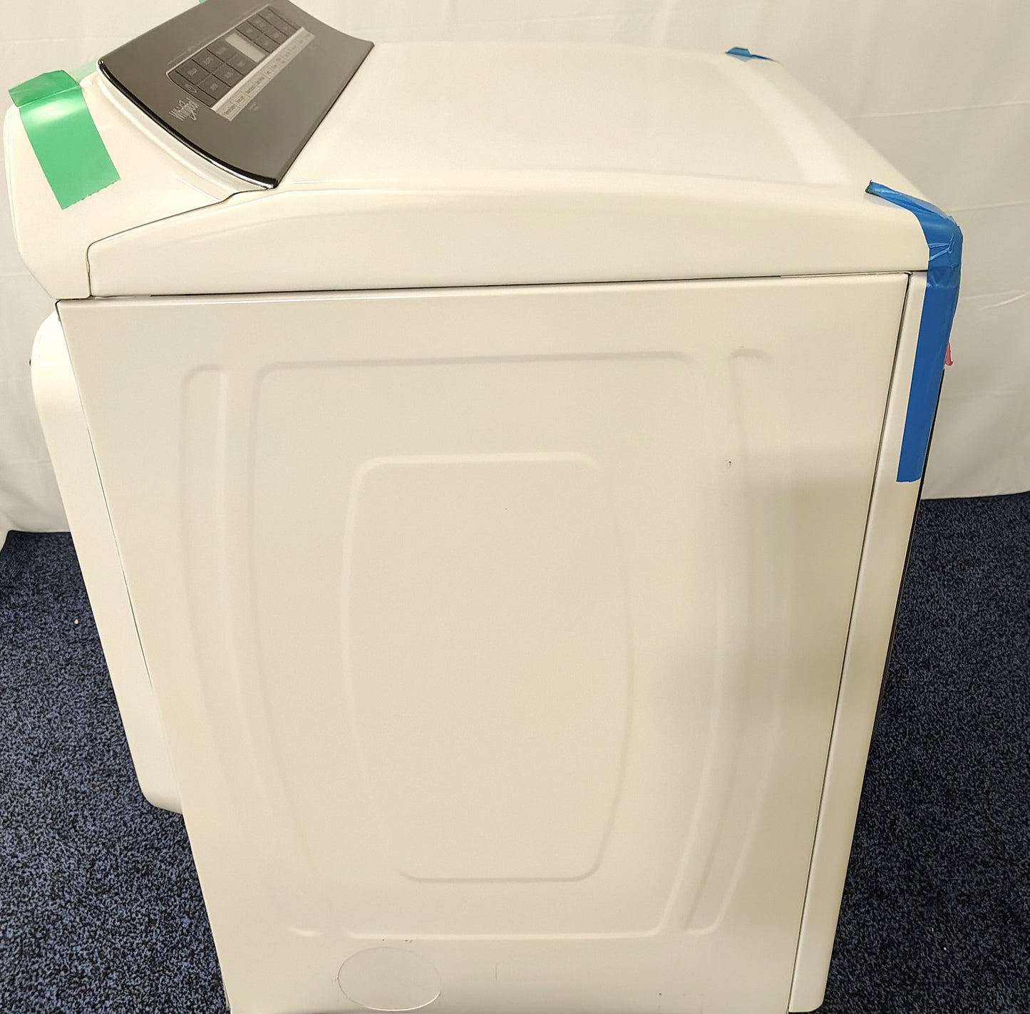Whirlpool 7.4 cu. ft. White Electric Dryer with Steam and Advanced Moisture Sensing Technology, ENERGY STAR WED8127LW1