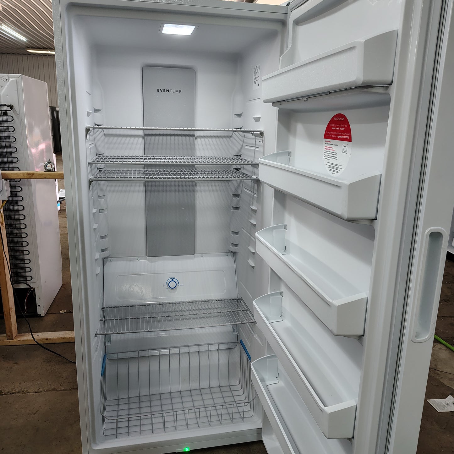 Frigidaire 20 cu. ft. Frost Free Defrost, Garage Ready Upright Freezer in White, ENERGY STAR FFUE2022AW