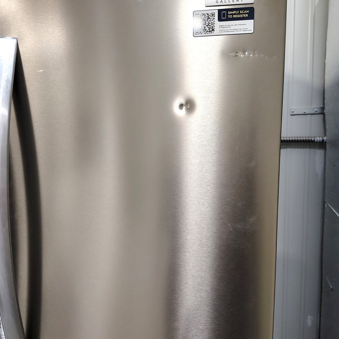 Gallery 36 in. 22 cu. ft. Counter-Depth 4-Door French Door Refrigerator in Smudge-Proof Stainless Steel GRMC2273CF