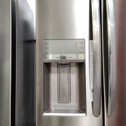 Frigidaire Gallery 36 in. 22 cu. ft. Counter-Depth 4-Door Refrigerator in Stainless Steel GRMC2273CF