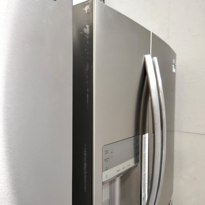 Frigidaire Gallery 36 in. 22 cu. ft. Counter-Depth 4-Door Refrigerator in Stainless Steel GRMC2273CF