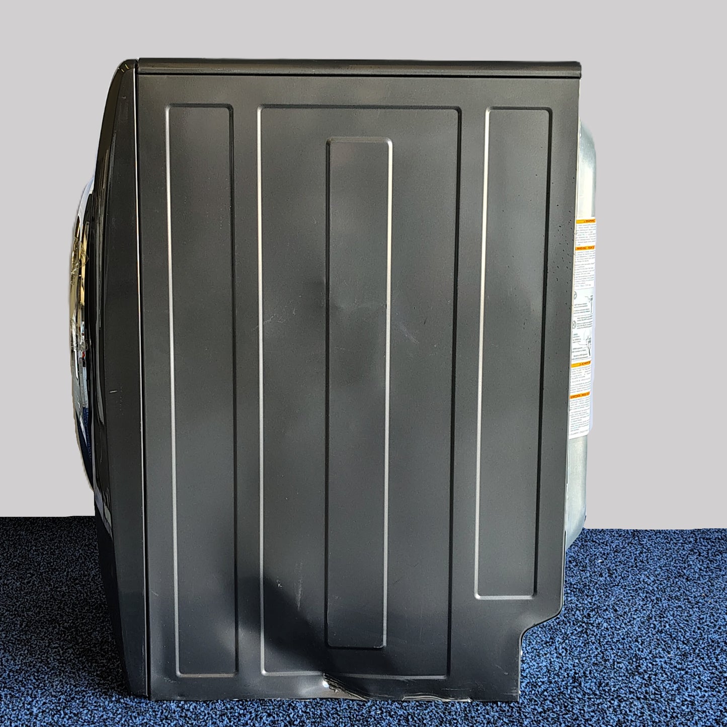 Electrolux 8 cu. ft. Front Load Stackable Electric Dryer in Titanium with LuxCare Dry and Perfect Steam ELFE7637AT