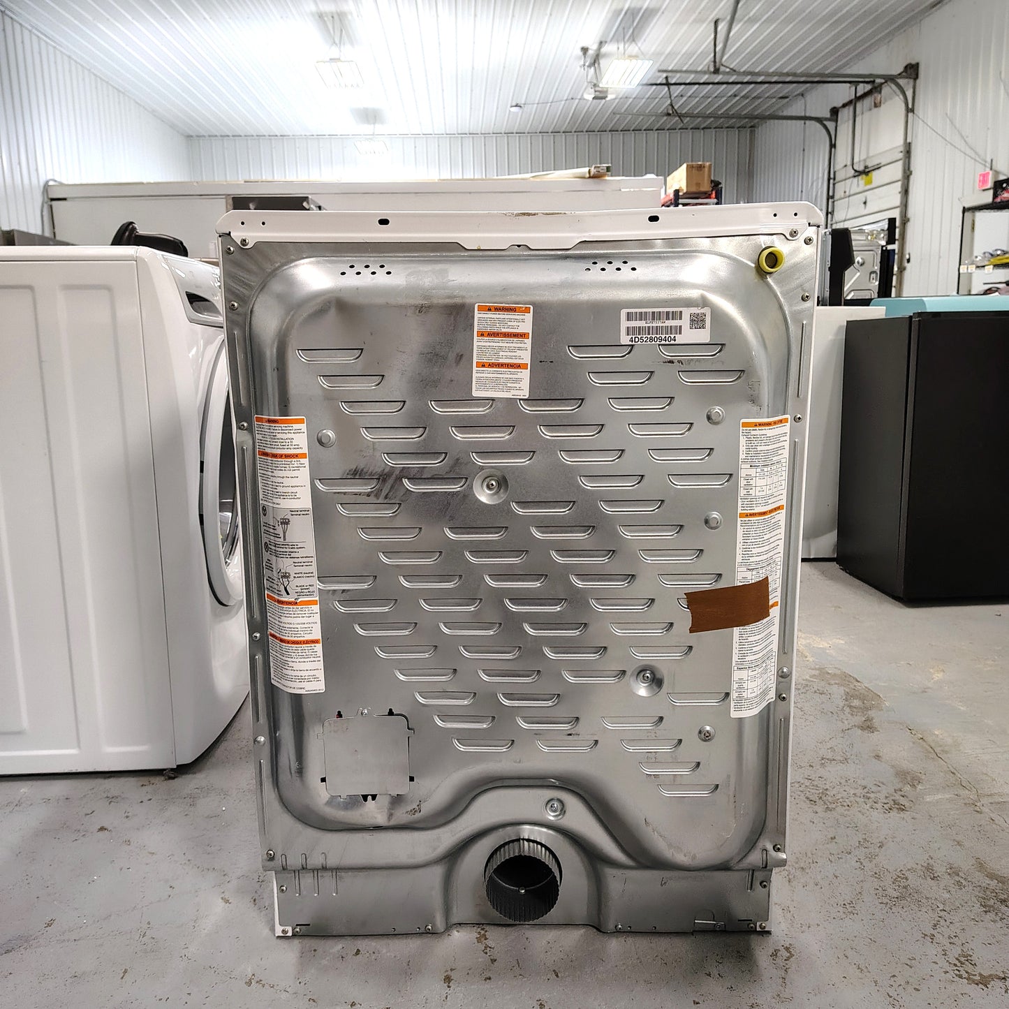 Electrolux 8 cu. ft. vented Front Load Stackable Electric Dryer in White with LuxCare Dry and Automatic Temperature Control ELFE7537AW