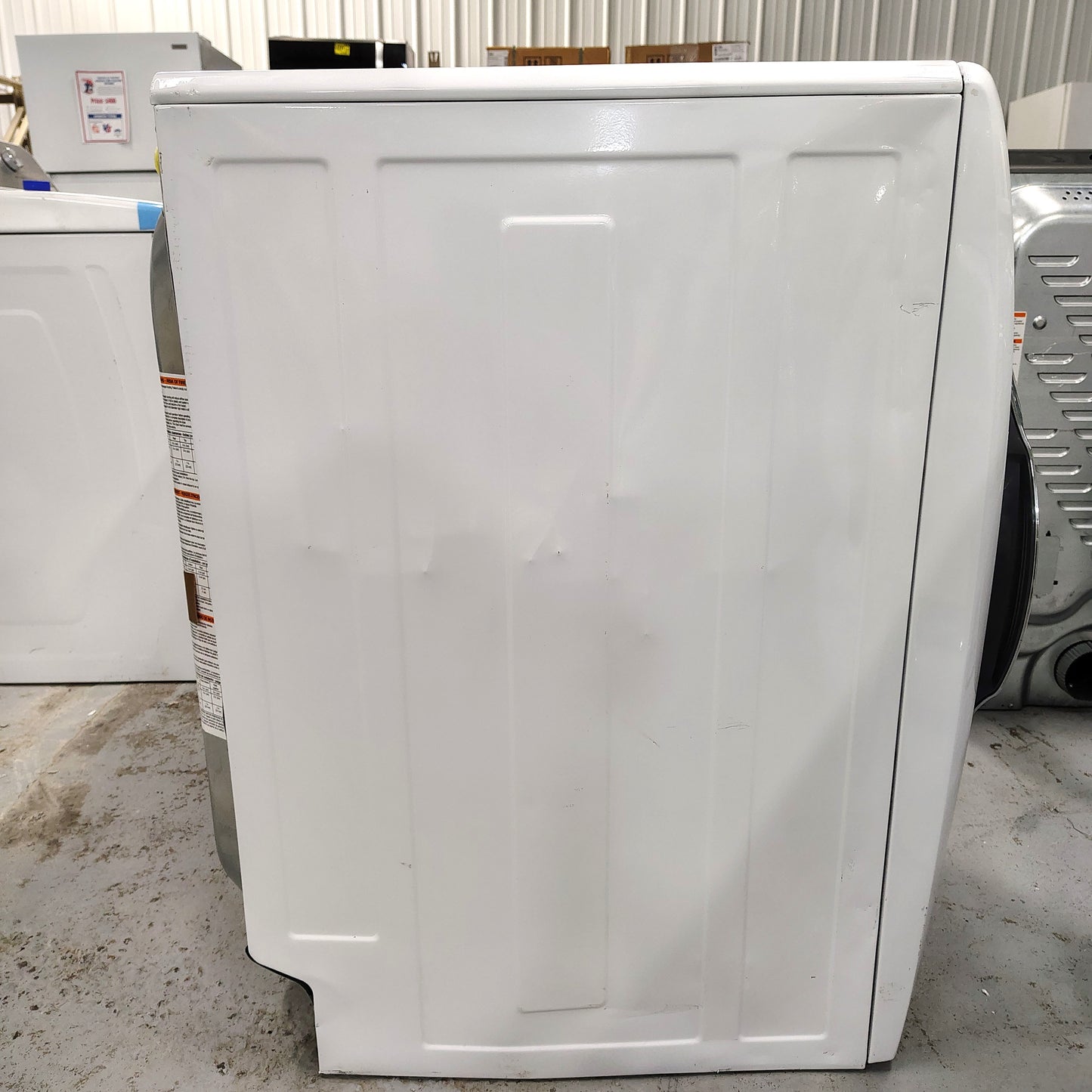 Electrolux 8 cu. ft. vented Front Load Stackable Electric Dryer in White with LuxCare Dry and Automatic Temperature Control ELFE7537AW