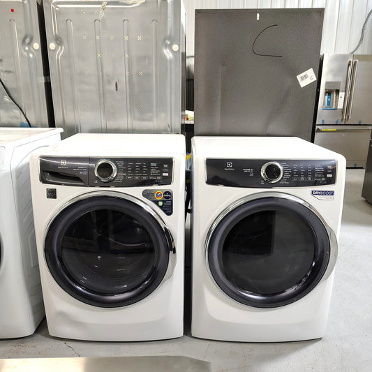 Electrolux Front Load Washer (4.5 cu. ft.)  and Dryer (8 cu. ft.) Set - ELFW7637AW2; ELFE7637AW