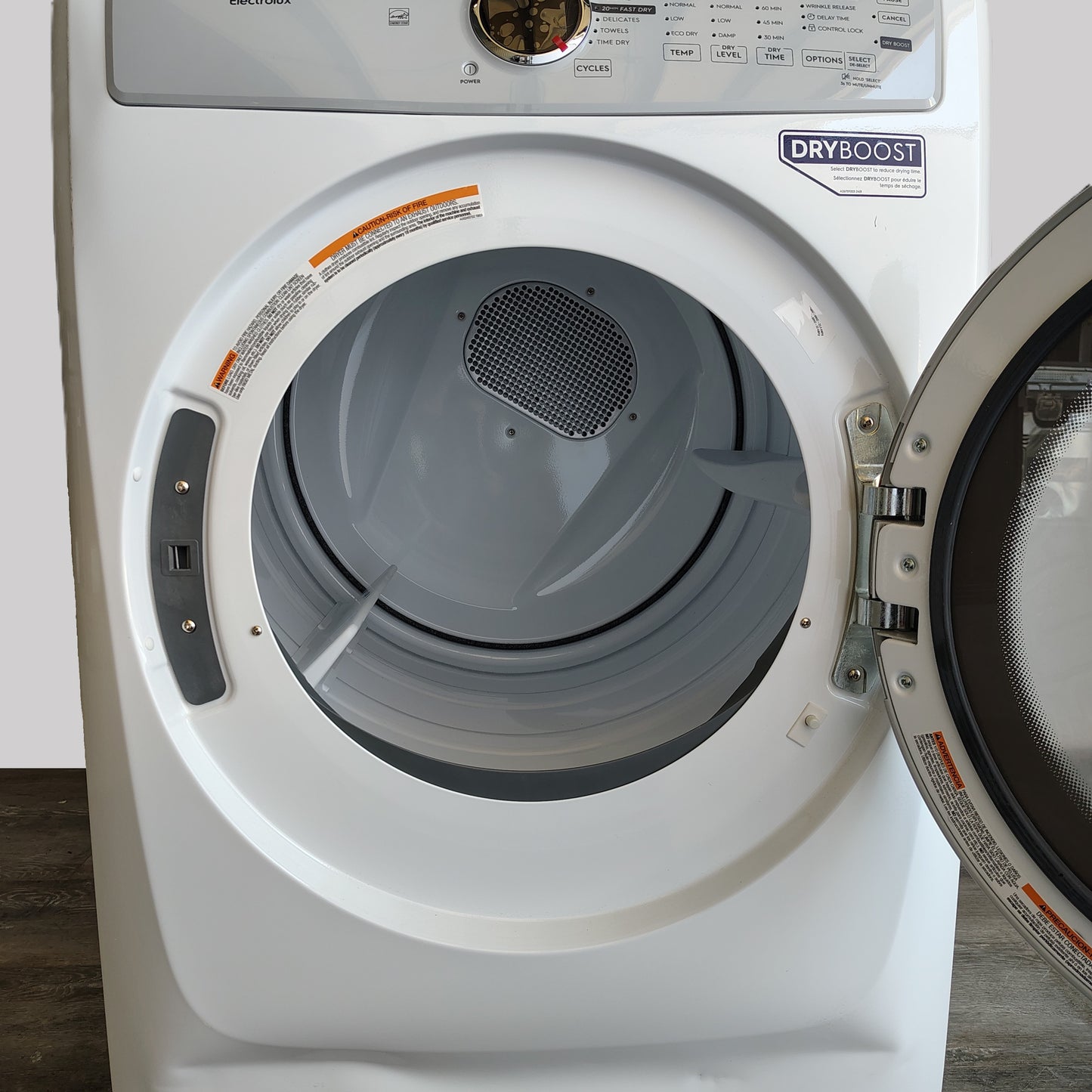 Electrolux 8 cu. ft. Electric Dryer Front Load in White ELFE7337AW