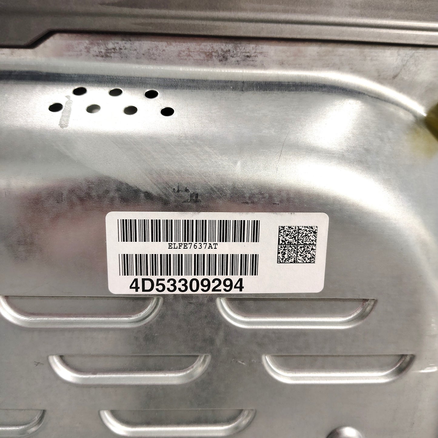 Electrolux 8 cu. ft. vented Front Load Stackable Electric Dryer in Titanium with LuxCare Dry and Perfect Steam ELFE7637AT