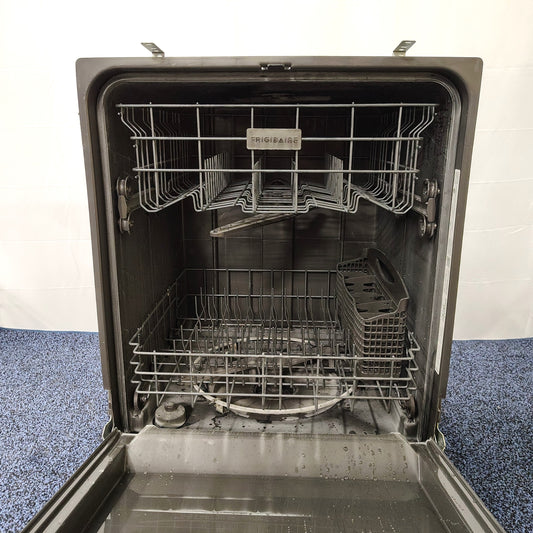 Frigidaire 24 in Top Control Built in Tall Tub Dishwasher with Plastic Tub in Stainless Steel with 4-cycles FDPH4316AS