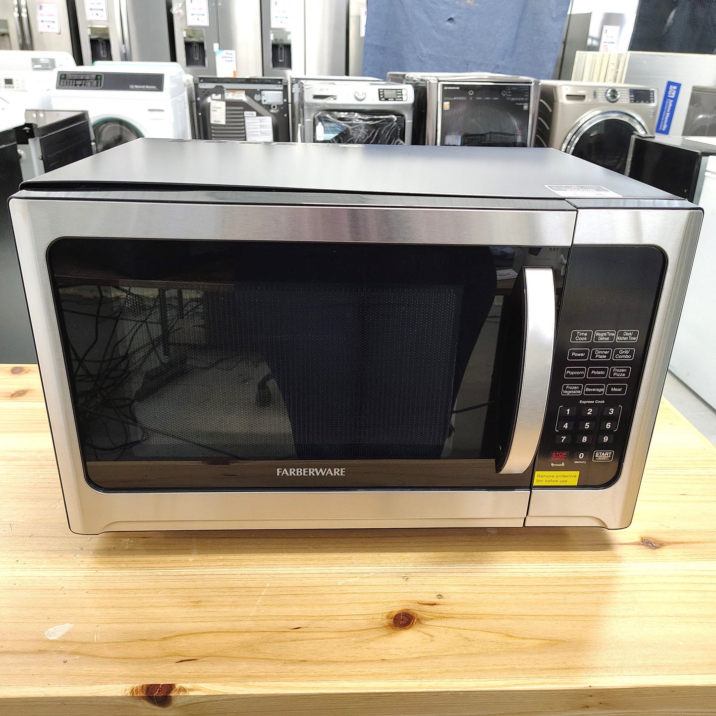 Farberware Professional 1000 Watt 1.2 cu. ft. Stainless Steel Countertop Microwave and Grill Oven FM12SSG