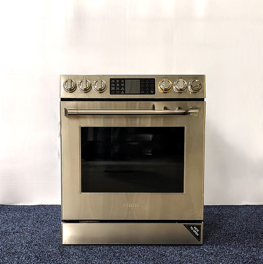 Fotile 30 in. Fresh Bake Technology 5-Burner Element Slide-In Single Oven Electric Range in Stainless Steel w/ Convection Bake RES30552