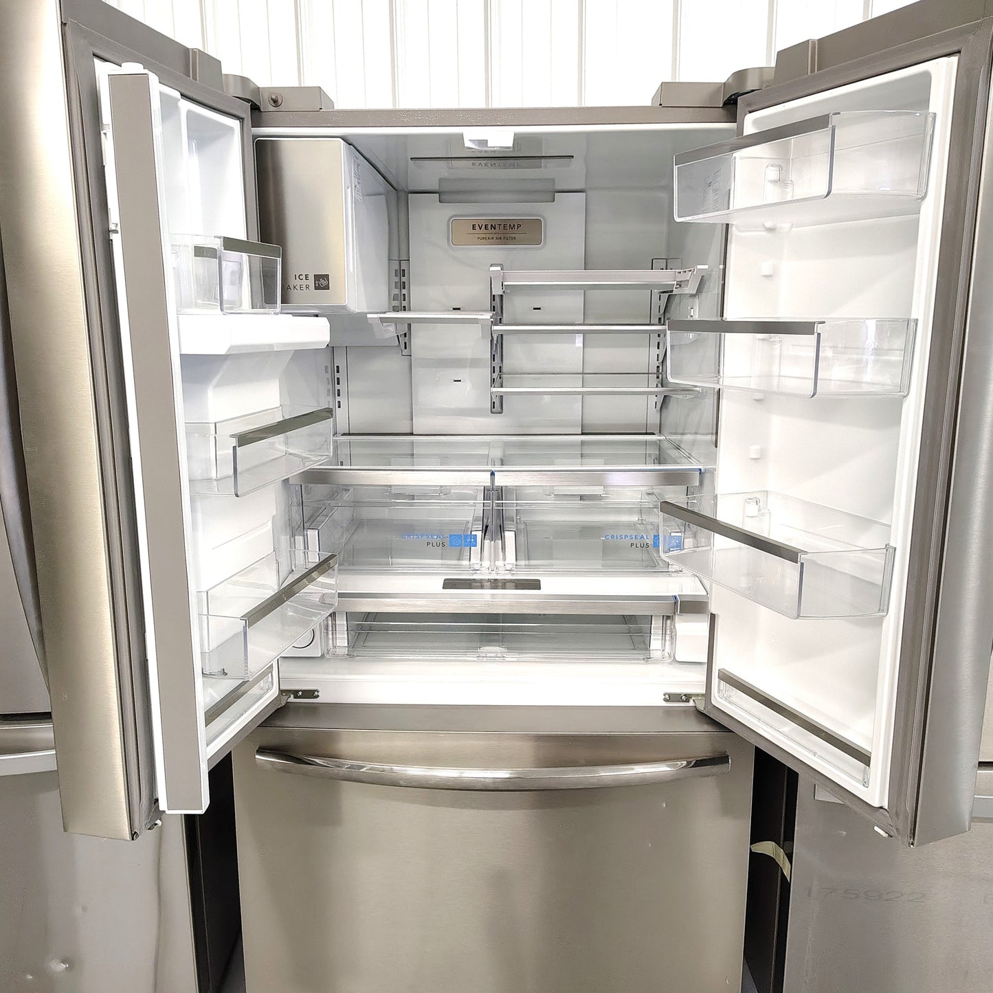 Frigidaire 36 in. Gallery 28 cu. ft. Standard Depth French Door Refrigerator in Smudge-Proof Stainless Steel With Water and Ice Dispenser GRFS2853AF2