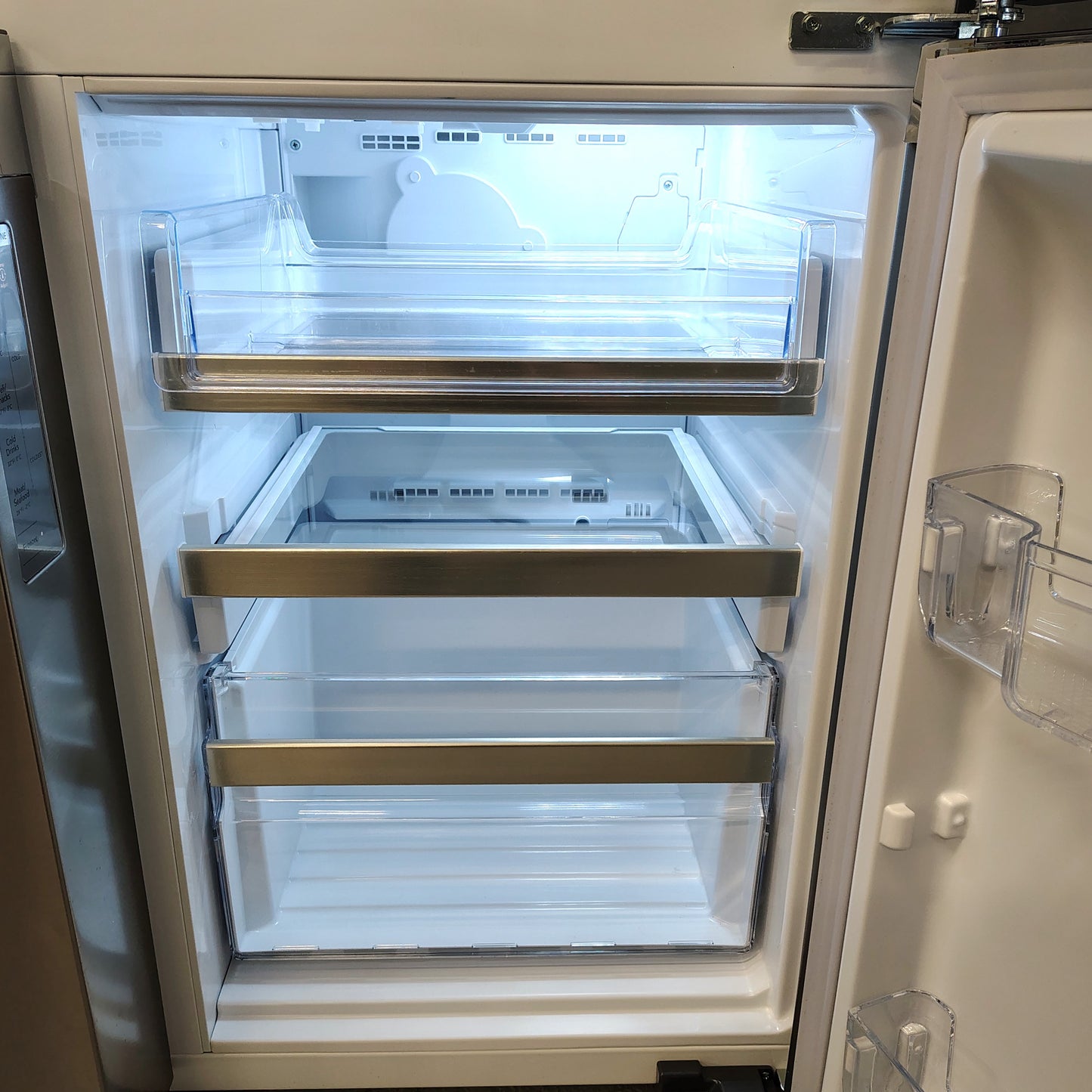 Frigidaire Gallery 36 in. 22 cu. ft. Counter-Depth 4-Door Refrigerator in Stainless Steel GRQC2255BF