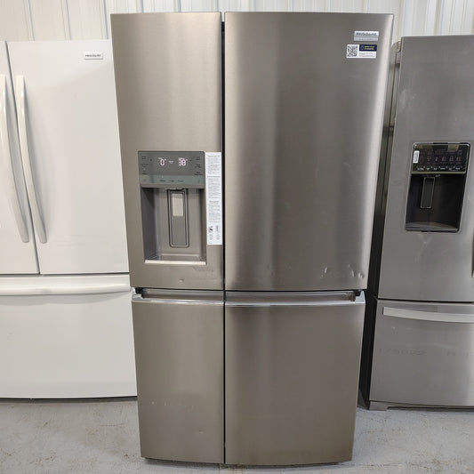 Frigidaire Gallery 36 in. 22 cu. ft. Counter-Depth 4-Door Refrigerator in Stainless Steel GRQC2255BF