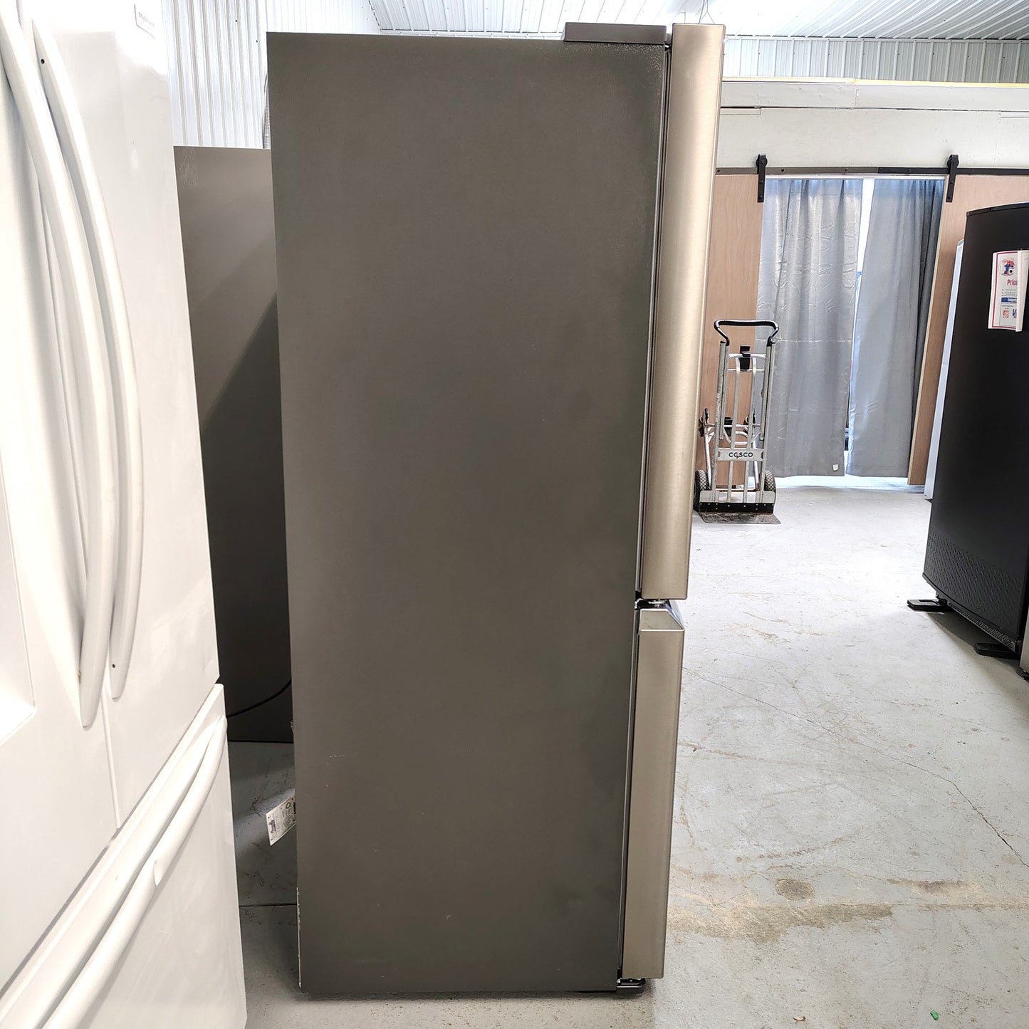 Frigidaire Gallery 36 in. 22 cu. ft. Counter-Depth 4-Door Refrigerator in Stainless Steel GRQC2255BF