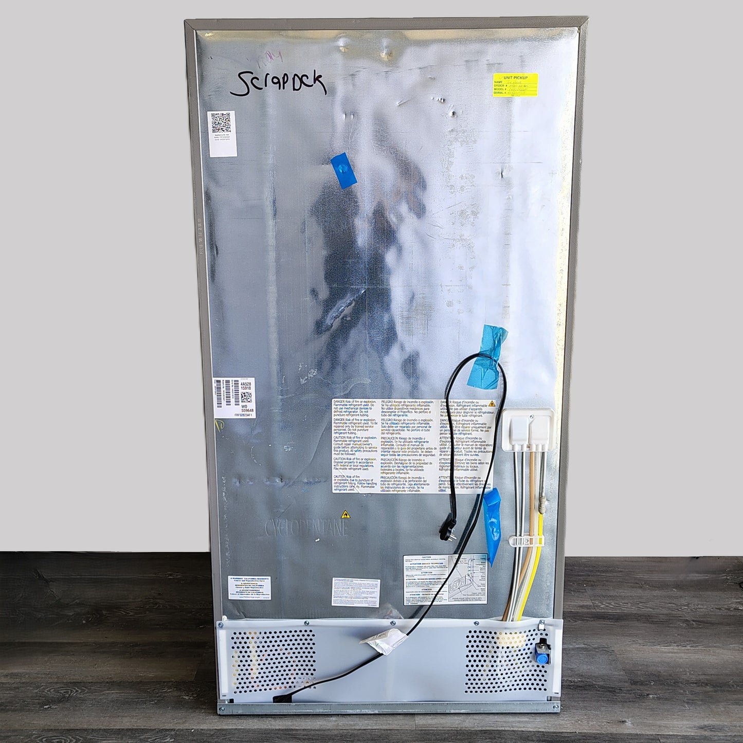 Frigidaire 28 Cu. Ft. Standard Depth French Door Refrigerator in Stainless Steel FRFS2823AF