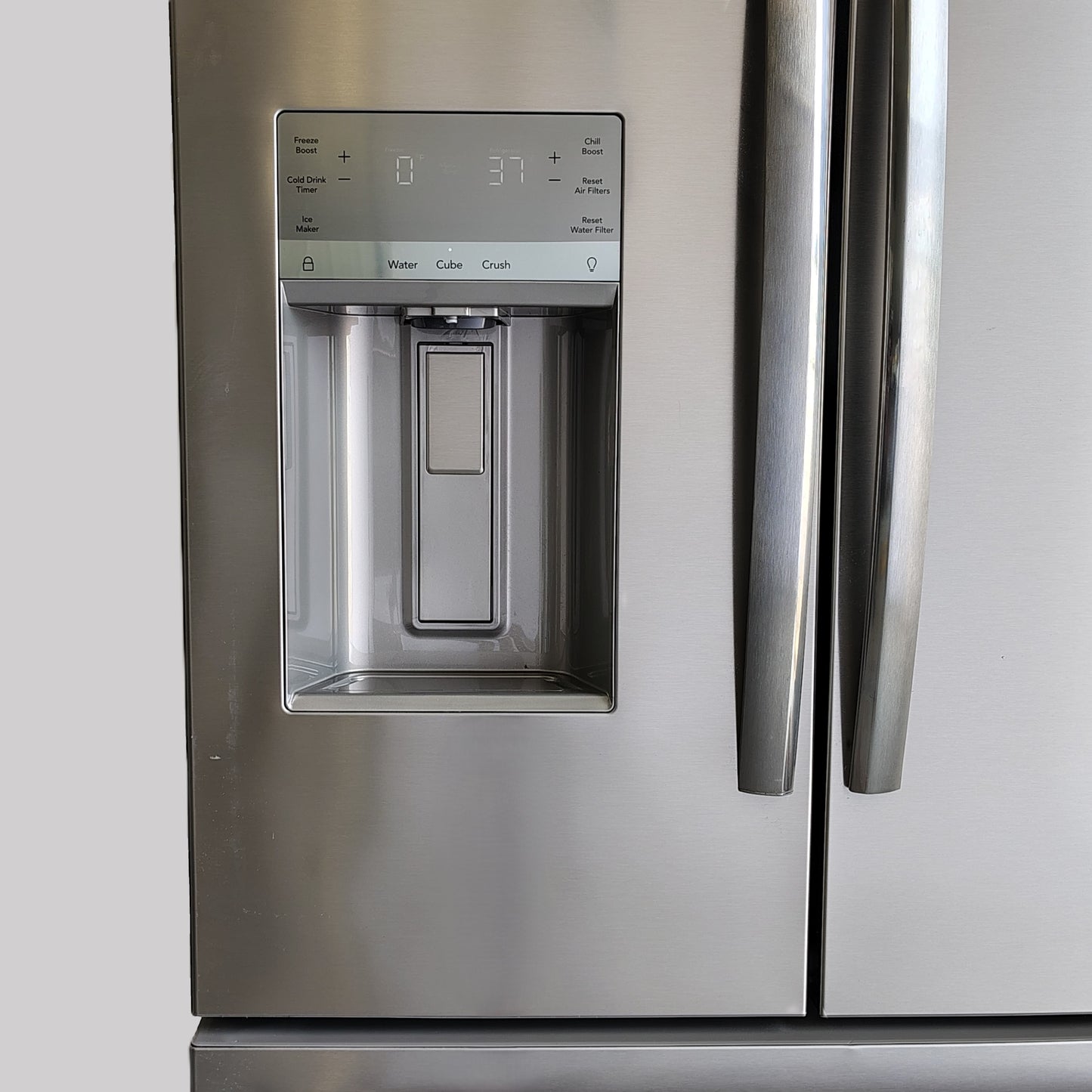 Frigidaire Gallery 28 cu. ft. Standard Depth French Door Refrigerator with Water and Ice Dispenser GRFS2853AF