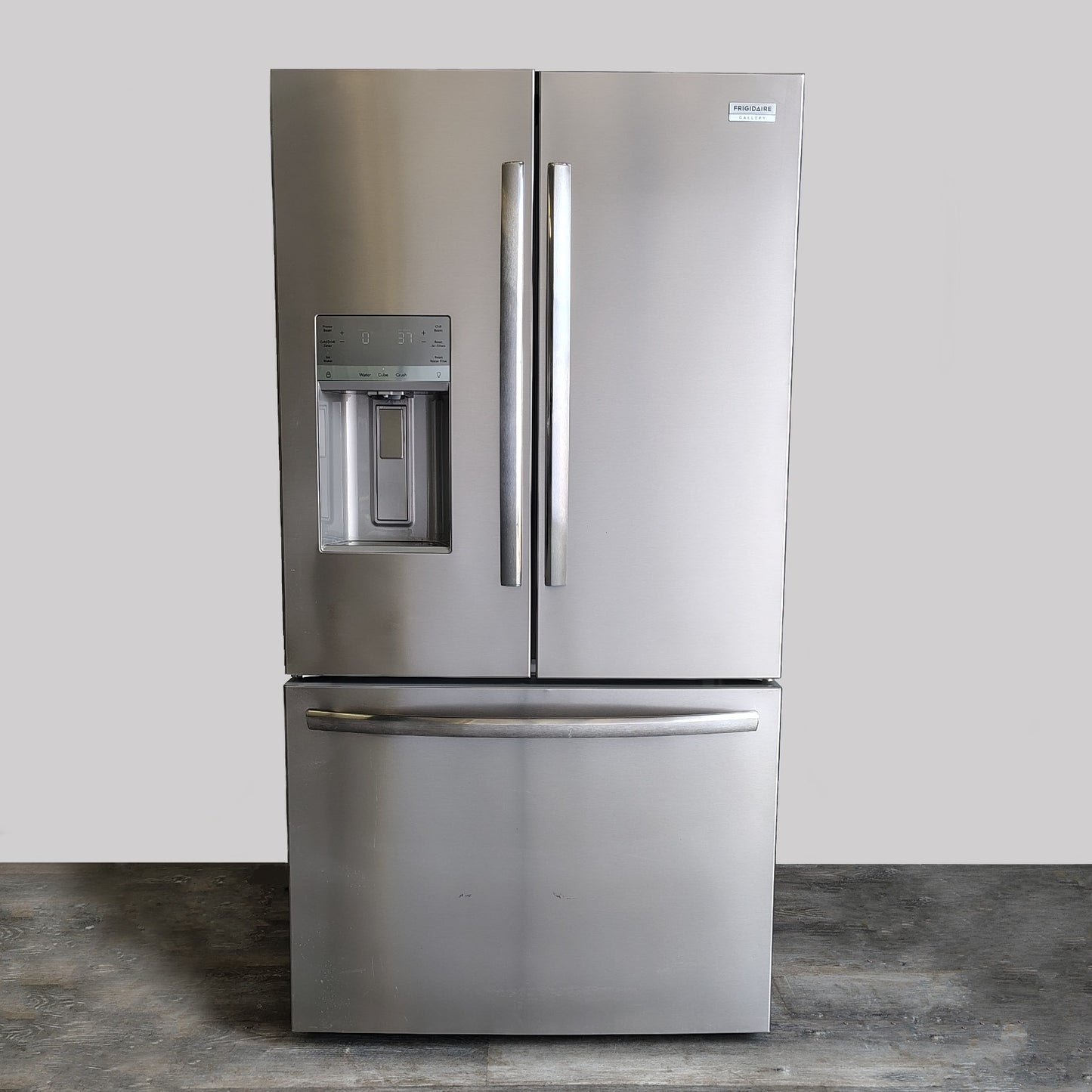 Frigidaire Gallery 28 cu. ft. Standard Depth French Door Refrigerator with Water and Ice Dispenser GRFS2853AF