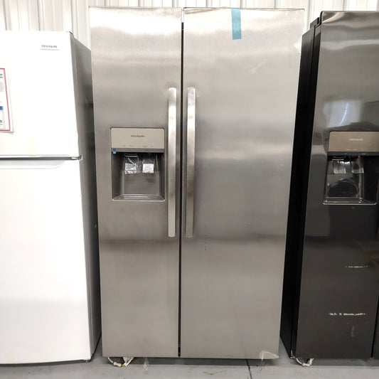 Frigidaire 36.1 in. 22.3 cu. ft. Counter Depth Side-by-Side Refrigerator in Stainless Steel FRSC2333ASA