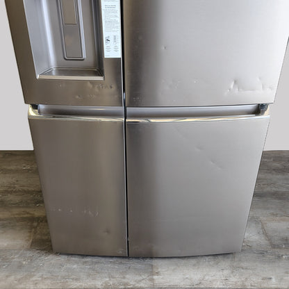 Frigidaire Gallery 36 in. 22 cu. ft. Counter-Depth 4-Door Refrigerator in Stainless Steel GRQC2255BF