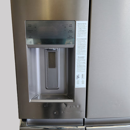 Frigidaire Gallery 36 in. 22 cu. ft. Counter-Depth 4-Door Refrigerator in Stainless Steel GRQC2255BF
