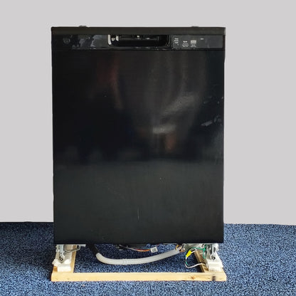 GE 24 in. Built-In Tall Tub Front Control Black Dishwasher with 60 dBA GDF460PGT6BB