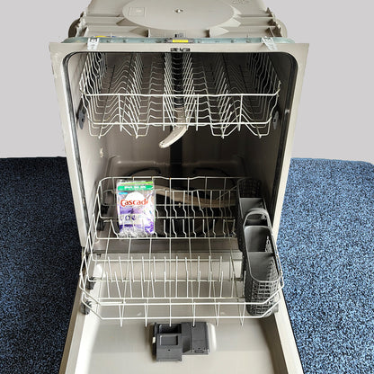 GE 24 in. Built-In Tall Tub Front Control Black Dishwasher with 60 dBA GDF460PGT6BB