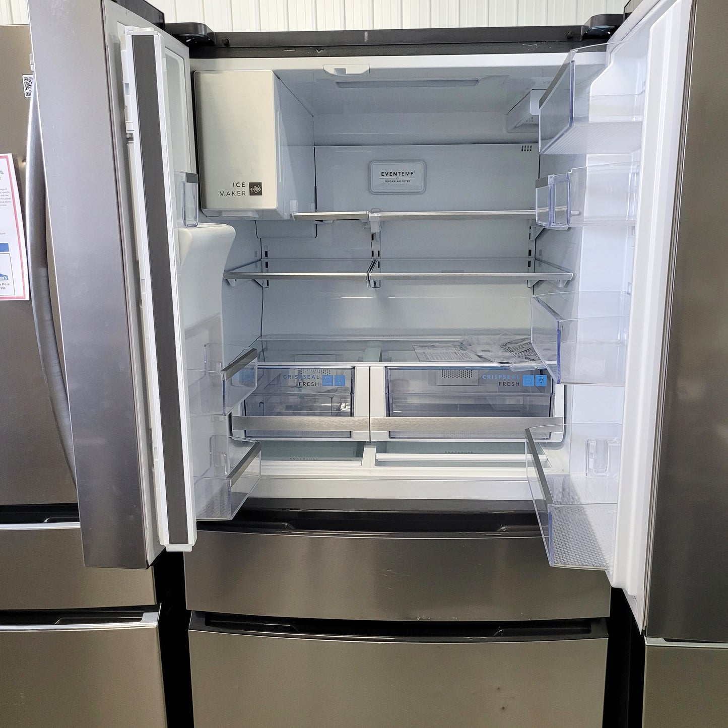 Frigidaire Gallery 36 in. 26.3 cu. ft. 4-Door Standard-Depth Refrigerator in Stainless Steel FRMS274TAV