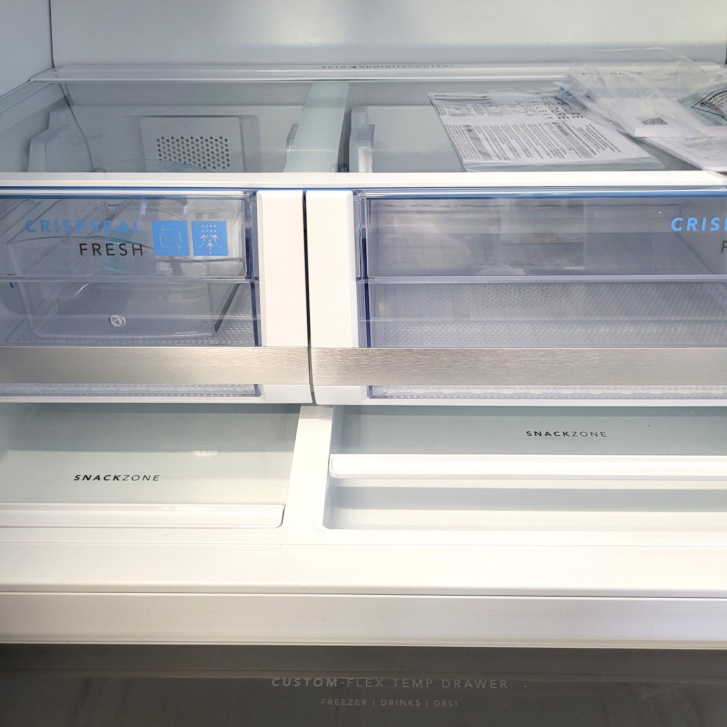Frigidaire Gallery 36 in. 26.3 cu. ft. 4-Door Standard-Depth Refrigerator in Stainless Steel FRMS274TAV