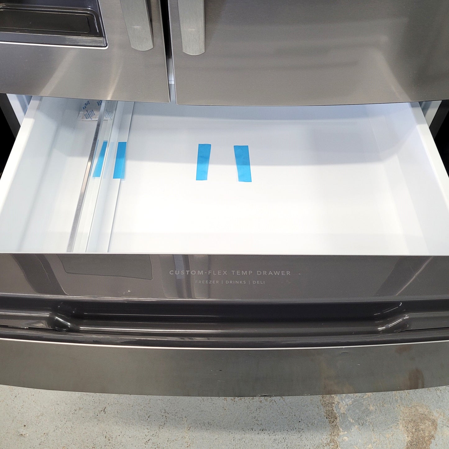 Frigidaire Gallery 36 in. 26.3 cu. ft. 4-Door Standard-Depth Refrigerator in Stainless Steel FRMS274TAV