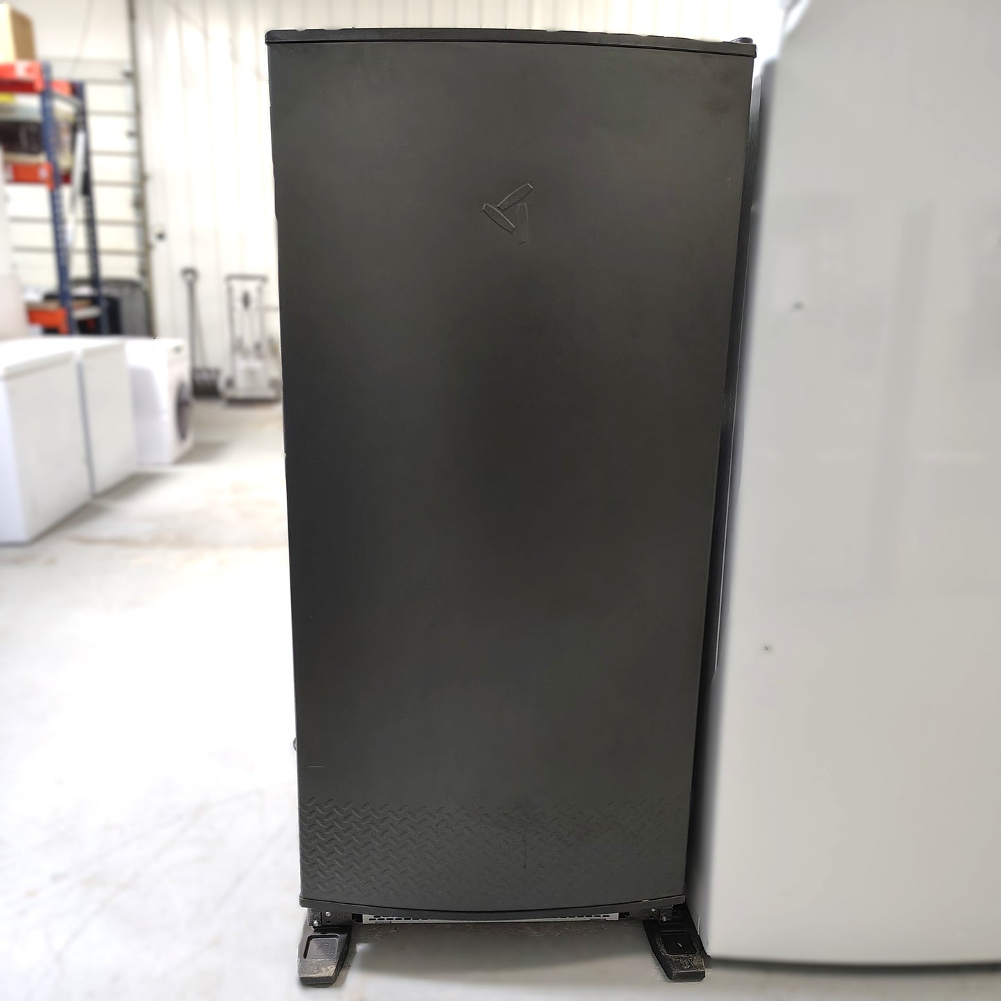 Gladiator 17.8 cu. ft. Upright Rolling Step-To-Open Garage Freezer in Black GAFZ30FDGB06