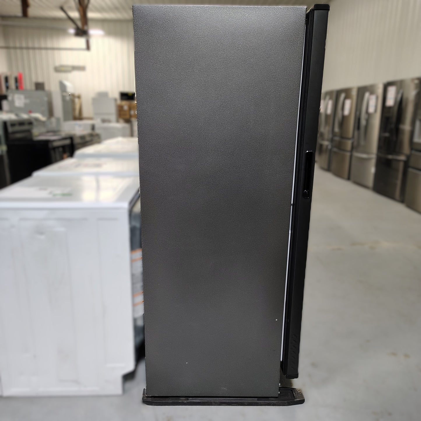 Gladiator 17.8 cu. ft. Upright Rolling Step-To-Open Garage Freezer in Black GAFZ30FDGB06