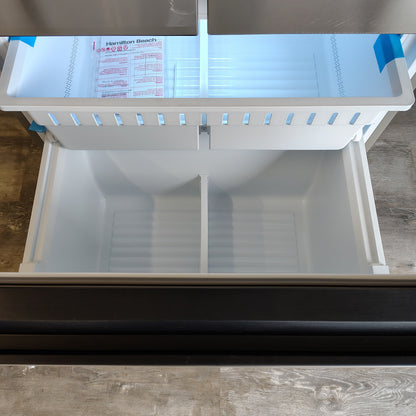 Hamilton Beach 17.7 cu. ft. Bottom Freezer French Door Refrigerator in Stainless Steel Look HBF1770