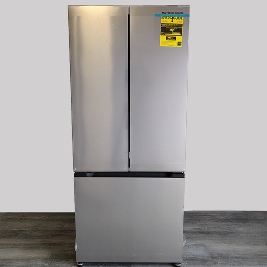 Hamilton Beach 17.7 cu. ft. Bottom Freezer French Door Refrigerator in Stainless Steel Look HBF1770