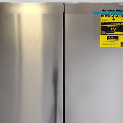 Hamilton Beach 17.7 cu. ft. Bottom Freezer French Door Refrigerator in Stainless Steel Look HBF1770