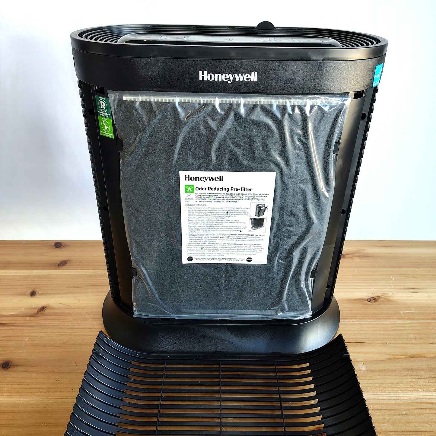 Honeywell HEPA Air Purifier, Large Room (310 sq. ft.) Black HPA200