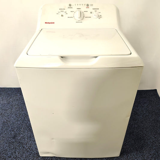 Hotpoint 4.0 cu.ft. Top Load Washer in White with Cold Plus and Water Level Control HTW265ASW0WW