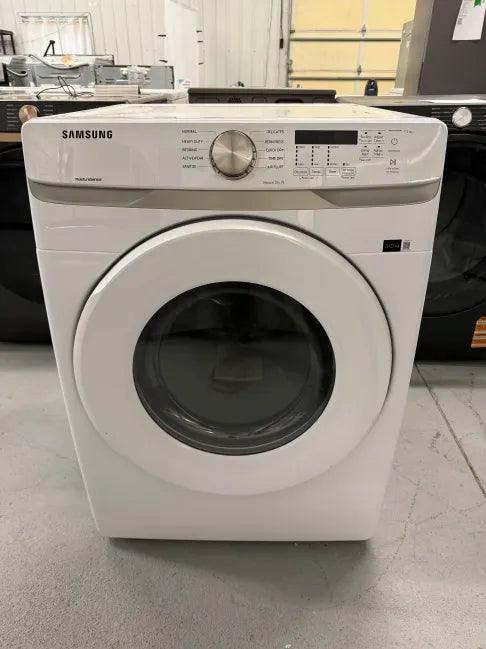 Samsung 7.5 cu. ft. Smart Electric Dryer with Steam Sanitize+ in White DVE45R6300W/A3