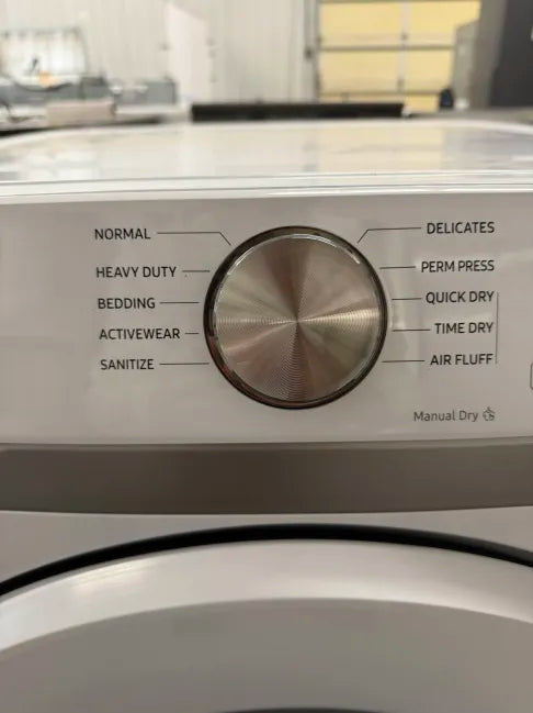 Samsung 7.5 cu. ft. Smart Electric Dryer with Steam Sanitize+ in White DVE45R6300W/A3