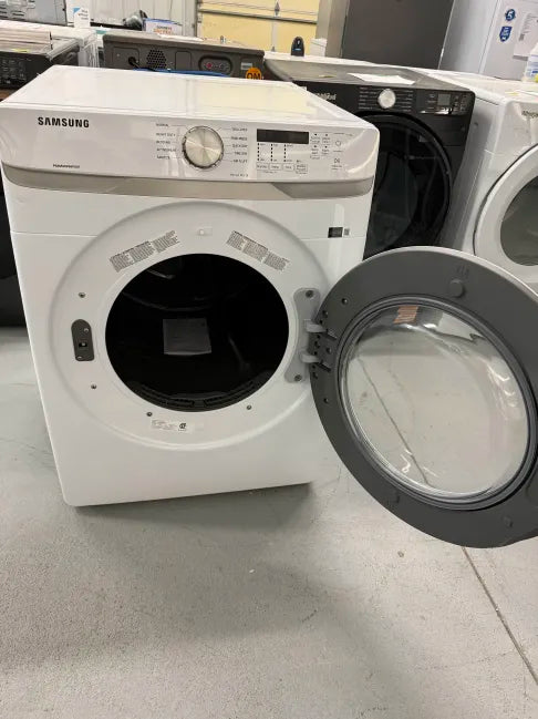 Samsung 7.5 cu. ft. Smart Electric Dryer with Steam Sanitize+ in White DVE45R6300W/A3