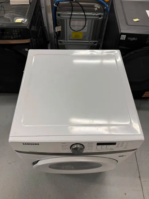 Samsung 7.5 cu. ft. Smart Electric Dryer with Steam Sanitize+ in White DVE45R6300W/A3