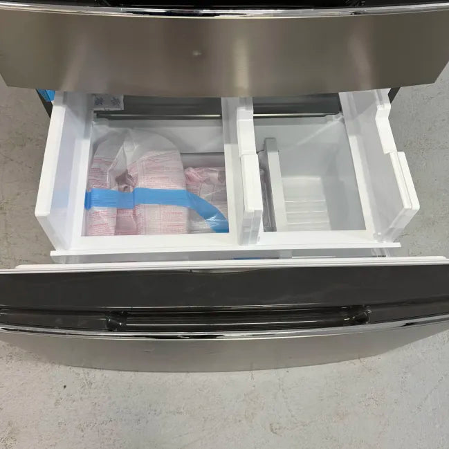 Frigidaire Gallery Standard-Depth 26.3-cu ft 4 -Door 36-in Wide French Door Refrigerator with Ice Maker with Water and Ice Dispenser GRMS2773AF