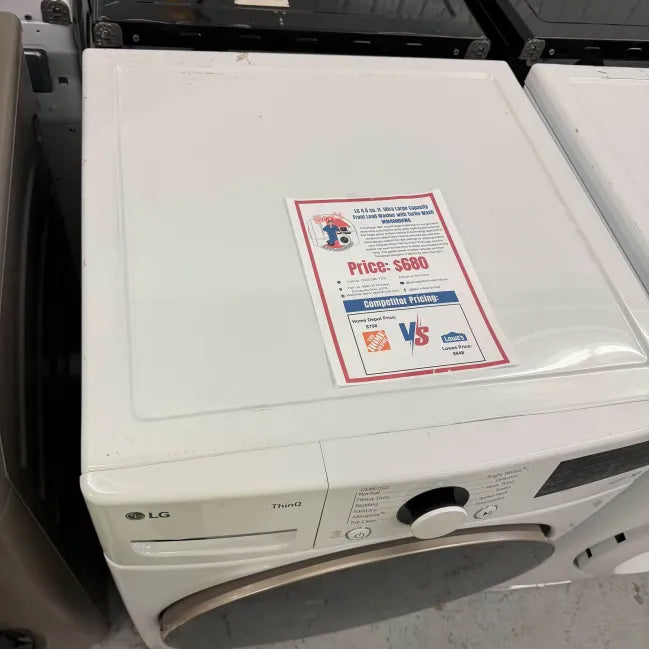 LG 4.5 cu. ft. Ultra Large Capacity Front Load Washer WM4000HWA