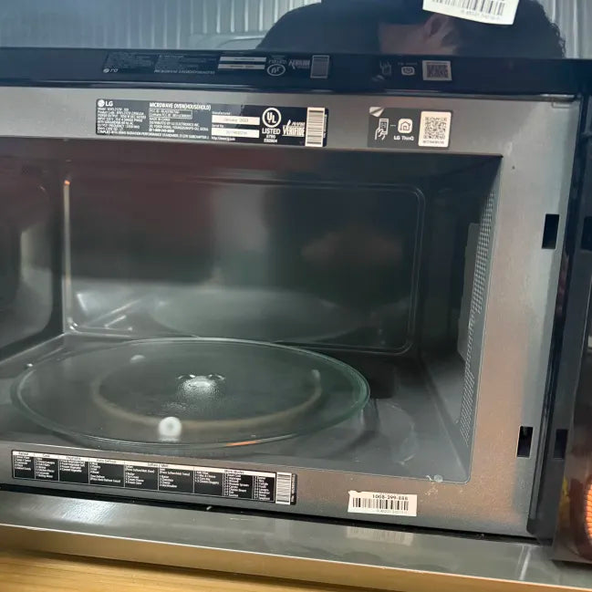 LG 1.8 cu. ft. 30 in. W Smart Over the Range Microwave Oven with EasyClean in PrintProof Stainless Steel 1000-Watt MEZ68985701