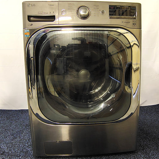 LG 29 Inch 5.1 cu. ft. Front Load Washer with Stainless Steel Drum WM8000HVA