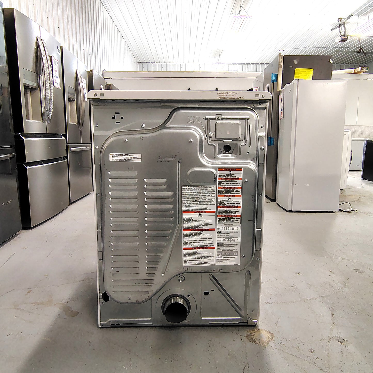 Maytag 7.3 cu. ft. 240-Volt White Stackable Electric Vented Dryer with Quick Dry Cycle MED5630HW2